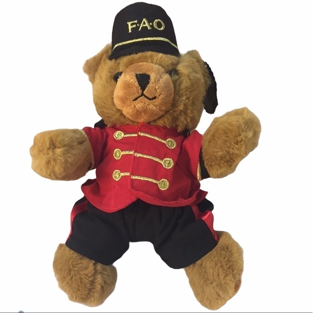 F.A.O Schwarz Soldier Bear Plush.